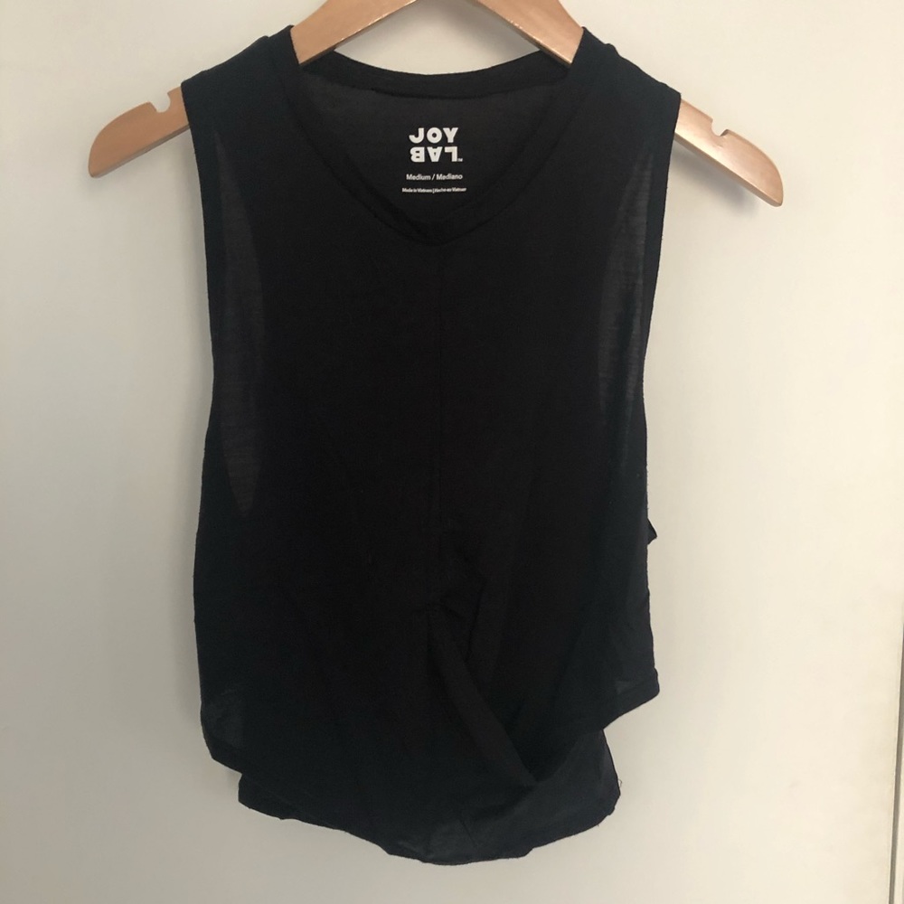 Joy Lab knot-front crop top